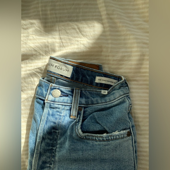 Denim Forum Yoko High Rise Slim Jeans 28L - Picture 3 of 6